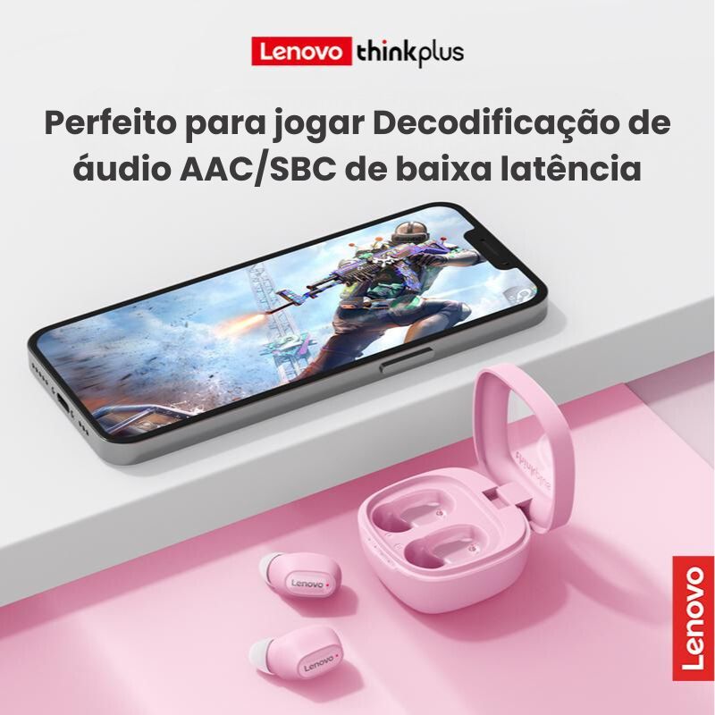 Fone de Ouvido Bluetooth | Original Lenovo XT62™